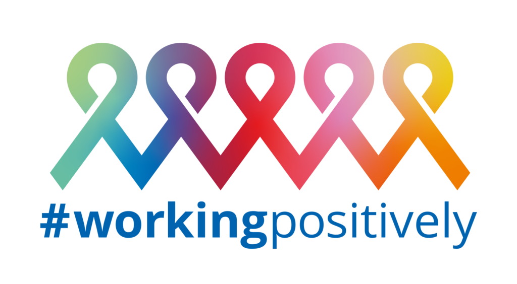 Logo working positively